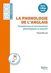 Phonologie anglais école d'occasion  Livré partout en France