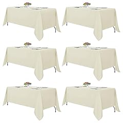 Fitable ivory tablecloths for sale  Delivered anywhere in USA 