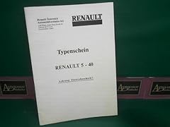 Renault typenschein . gebraucht kaufen  Wird an jeden Ort in Deutschland