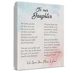Inspirational daughter canvas for sale  Delivered anywhere in USA 