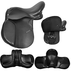 Black leather treeless for sale  Delivered anywhere in UK