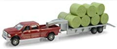 Ertl Dodge Pickup with Diecast Trailer and Bales, 1:64-Scale for sale  Delivered anywhere in USA 