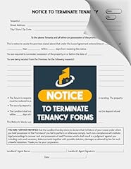 Terminate tenancy forms for sale  Delivered anywhere in UK