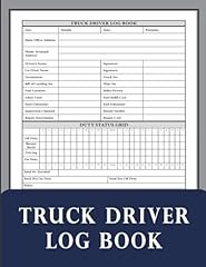 Truck driver log for sale  Delivered anywhere in USA 