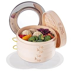 Bamboo steamer inch for sale  Delivered anywhere in USA 