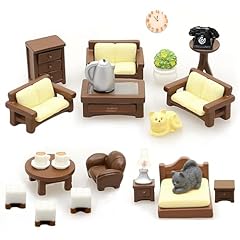 23pcs brown dollhouse for sale  Delivered anywhere in USA 