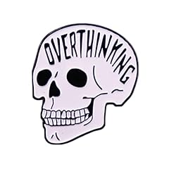 Overthinking brooch death for sale  Delivered anywhere in UK