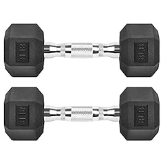 Hex dumbbells rubber for sale  Delivered anywhere in USA 