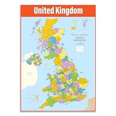 Map geography posters for sale  Delivered anywhere in UK