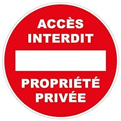 Panneau propriété privée d'occasion  Livré partout en France
