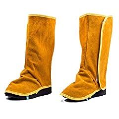 Leather Welding Spats, Fire Resistant Welding Boot for sale  Delivered anywhere in USA 