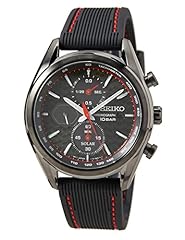 Seiko solar black for sale  Delivered anywhere in USA 