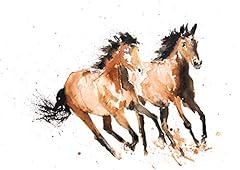 Wild horses painting for sale  Delivered anywhere in Ireland