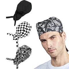 3pcs chef hat for sale  Delivered anywhere in UK