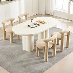 Chummaven boucle dining for sale  Delivered anywhere in UK