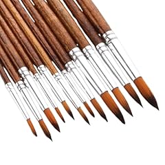 12pcs watercolor brushes for sale  Delivered anywhere in UK