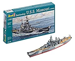 Revell Battleship U.S.S. Missouri WWII Ship Plastic, used for sale  Delivered anywhere in UK