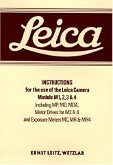 Leica instructions for d'occasion  Livré partout en Belgiqu