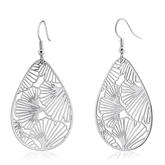 Silver teardrop drop for sale  Delivered anywhere in USA 