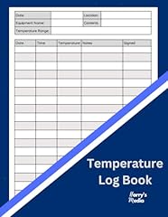 Temperature log book for sale  Delivered anywhere in USA 