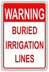 Warning buried irrigation for sale  Delivered anywhere in USA 