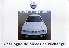 Alpine a310 catalogue d'occasion  Livré partout en France