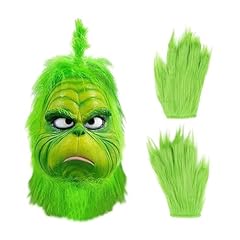 Grinch mask costume for sale  Delivered anywhere in UK