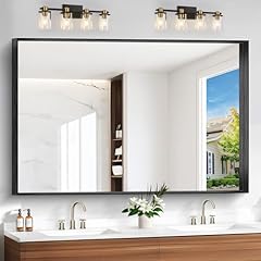 Black bathroom mirror for sale  Delivered anywhere in USA 