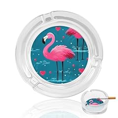Flamingo glass ashtrays for sale  Delivered anywhere in USA 