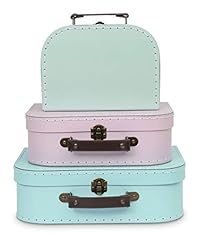 Jewelkeeper Paperboard Suitcases, Set of 3 - Nesting for sale  Delivered anywhere in Canada