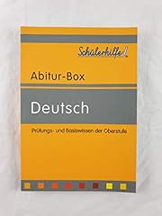 Abitur box deutsch gebraucht kaufen  Wird an jeden Ort in Deutschland