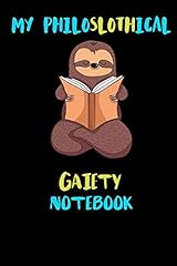 Philoslothical gaiety notebook for sale  Delivered anywhere in UK