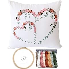 Fonnuy crewel pillow for sale  Delivered anywhere in USA 