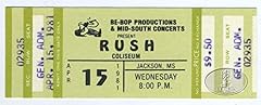 Rush 1981 moving for sale  Delivered anywhere in USA 