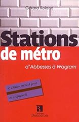 Stations metro abbesses d'occasion  Livré partout en Belgiqu