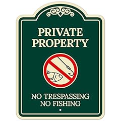 Trespassing fishing décor for sale  Delivered anywhere in USA 