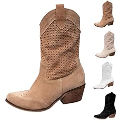Brown cowboy boots for sale  Delivered anywhere in UK