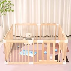 Uinxiy wooden playpen for sale  Delivered anywhere in USA 