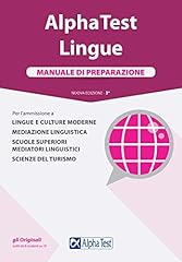 Alpha test. lingue. usato  Spedito ovunque in Italia 