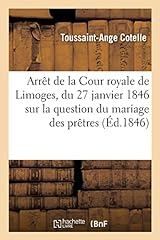 Arrêt cour royale d'occasion  Livré partout en France