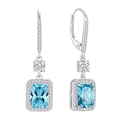 Princess cut dangle for sale  Delivered anywhere in UK