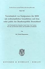 Vereinbarkeit strafgesetzen dd gebraucht kaufen  Wird an jeden Ort in Deutschland