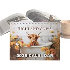 Highland cows calendar for sale  Delivered anywhere in UK