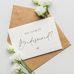 Bridesmaid card bridesmaid for sale  Delivered anywhere in UK