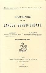 Grammaire langue serbo d'occasion  Livré partout en France