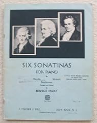 Six sonatinas piano for sale  Delivered anywhere in USA 