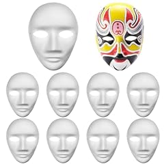 10pcs maschere bianche usato  Spedito ovunque in Italia 