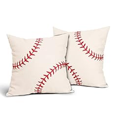 Baseball pillow cover for sale  Delivered anywhere in USA 