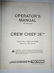 Jacobsen crew chief for sale  Delivered anywhere in USA 