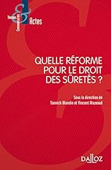 Réforme droit sûretés d'occasion  Livré partout en France